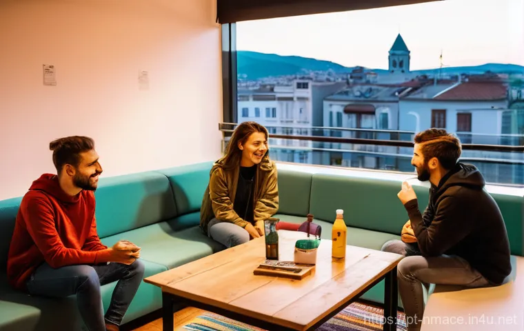 북마케도니아에서 저렴하게 숙박하는 방법 - **"A charming and historic street scene in a smaller Macedonian town, evoking the atmosphere of Bito...